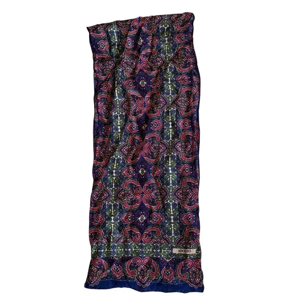 Adolfo Beautiful All Silk Scarf